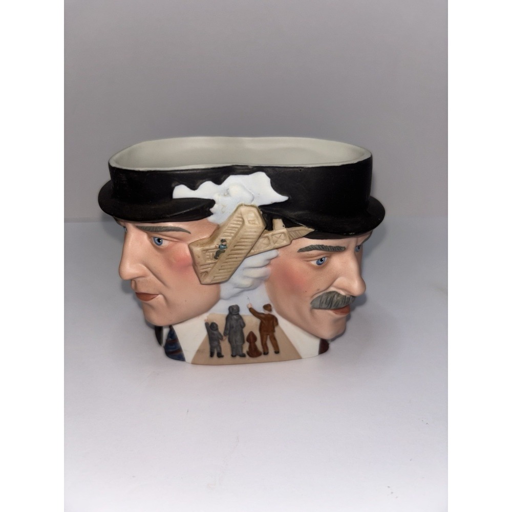 Vintage 1985 Avon Porcelain Mug The Wright Brothers Orville And Wilber